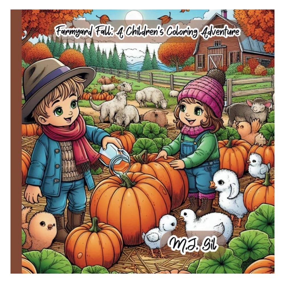 Farmhouse Full: A Children’s Coloring Adventure